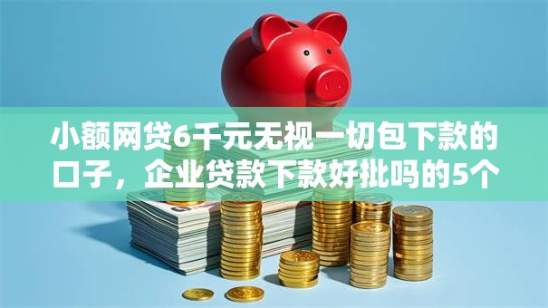 小额网贷6千元无视一切包下款的口子，企业贷款下款好批吗的5个平台介绍