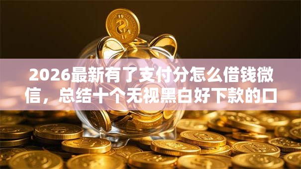 2026最新有了支付分怎么借钱微信，总结十个无视黑白好下款的口子！
