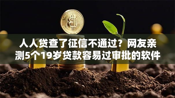人人贷查了征信不通过？网友亲测5个19岁贷款容易过审批的软件盘点