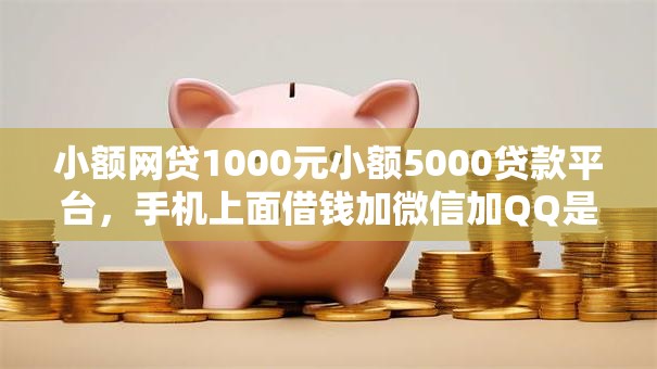 小额网贷1000元小额5000贷款平台，手机上面借钱加微信加QQ是真的吗的6个平台介绍