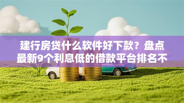 建行房贷什么软件好下款？盘点最新9个利息低的借款平台排名不分先后