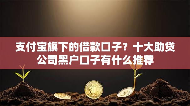 支付宝旗下的借款口子？十大助贷公司黑户口子有什么推荐