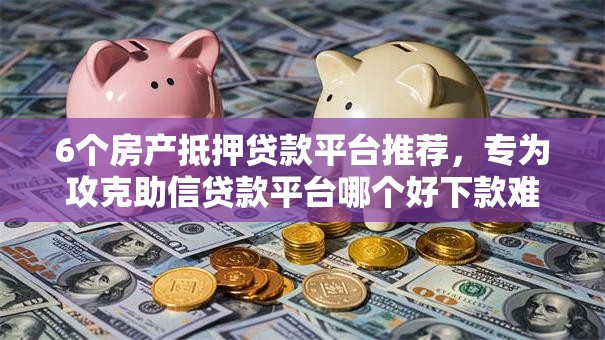6个房产抵押贷款平台推荐，专为攻克助信贷款平台哪个好下款难题