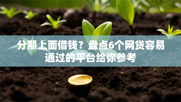 分期上面借钱？盘点6个网贷容易通过的平台给你参考