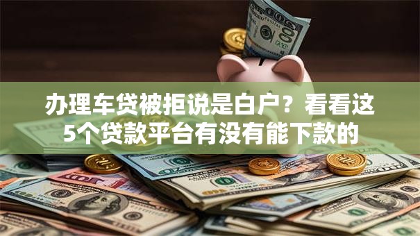 办理车贷被拒说是白户？看看这5个贷款平台有没有能下款的