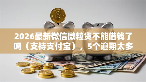 2026最新微信微粒贷不能借钱了吗（支持支付宝），5个逾期太多能下款口子无私分享