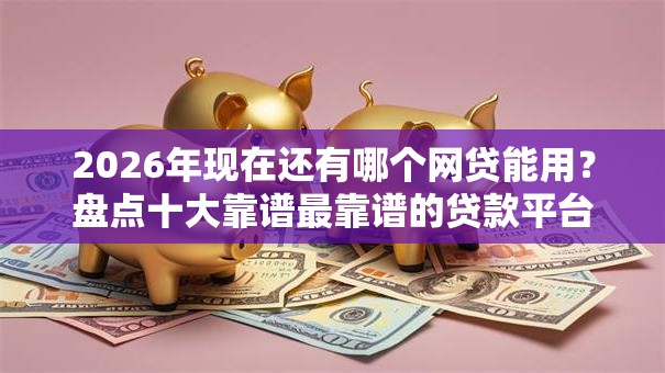 2026年现在还有哪个网贷能用？盘点十大靠谱最靠谱的贷款平台
