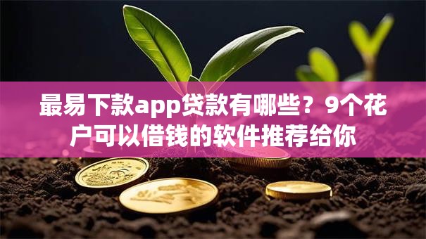 最易下款app贷款有哪些？9个花户可以借钱的软件推荐给你