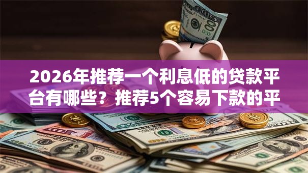 2026年推荐一个利息低的贷款平台有哪些？推荐5个容易下款的平台