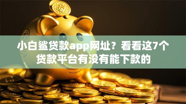 小白鲨贷款app网址？看看这7个贷款平台有没有能下款的