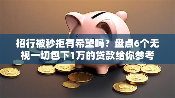 招行被秒拒有希望吗？盘点6个无视一切包下1万的贷款给你参考