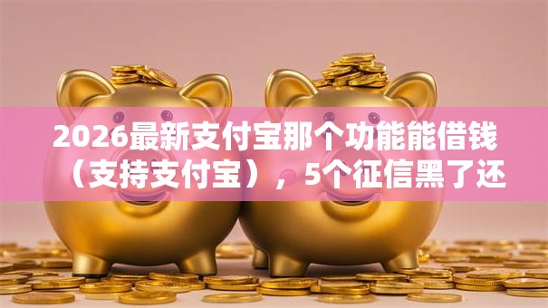 2026最新支付宝那个功能能借钱（支持支付宝），5个征信黑了还能借钱的平台无私分享