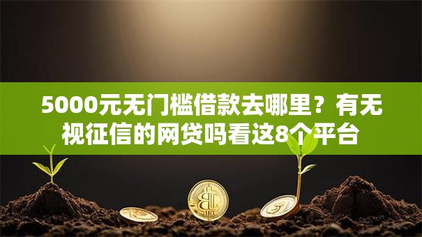 5000元无门槛借款去哪里？有无视征信的网贷吗看这8个平台