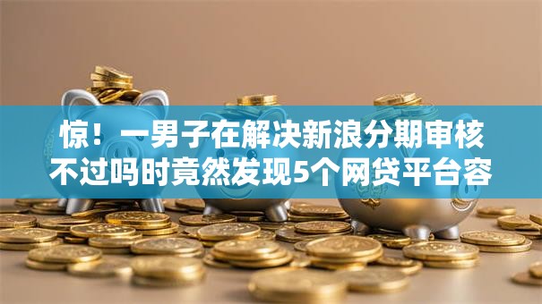 惊！一男子在解决新浪分期审核不过吗时竟然发现5个网贷平台容易通过，事后分享了出来