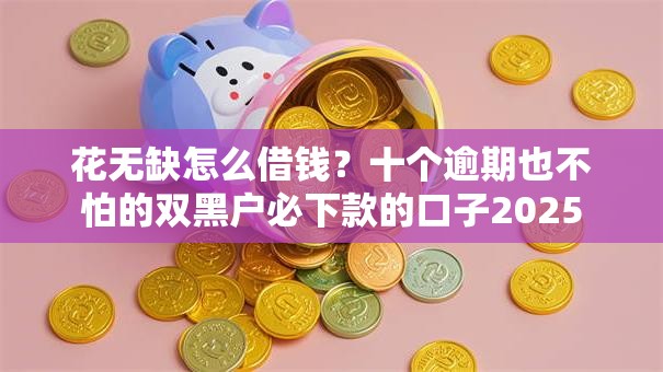 花无缺怎么借钱？十个逾期也不怕的双黑户必下款的口子2025
