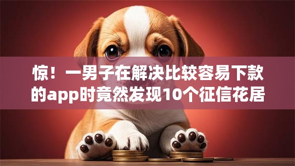 惊！一男子在解决比较容易下款的app时竟然发现10个征信花居然都下款的口子，事后分享了出来