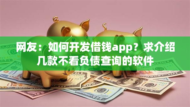 网友：如何开发借钱app？求介绍几款不看负债查询的软件