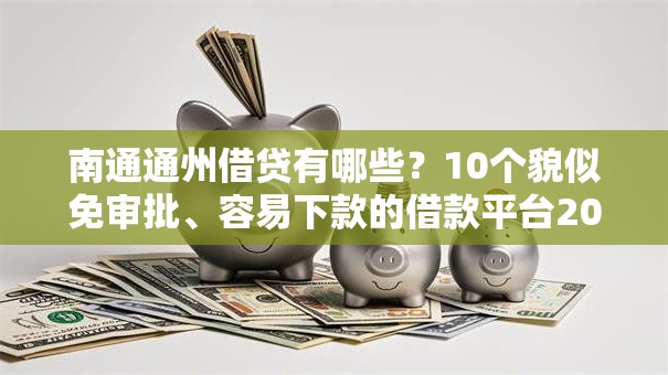 南通通州借贷有哪些？10个貌似免审批、容易下款的借款平台2025合集
