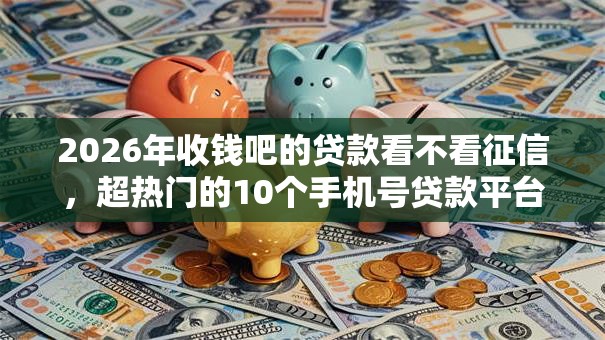 2026年收钱吧的贷款看不看征信，超热门的10个手机号贷款平台推荐