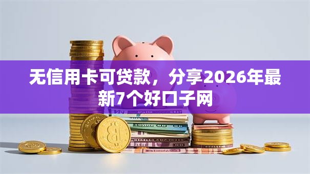 无信用卡可贷款，分享2026年最新7个好口子网