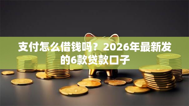 支付怎么借钱吗?2026年最新发的6款贷款口子 支付怎么借钱吗?2026年最新发的6款贷款口子