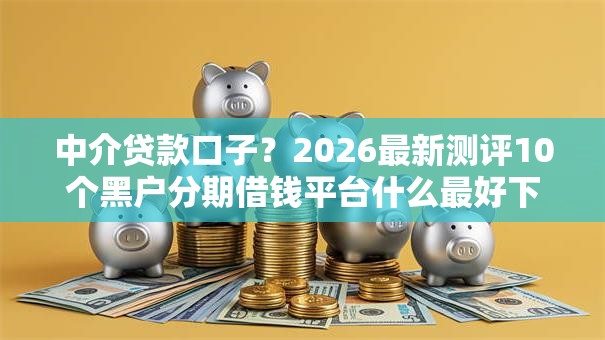 中介贷款口子？2026最新测评10个黑户分期借钱平台什么最好下款