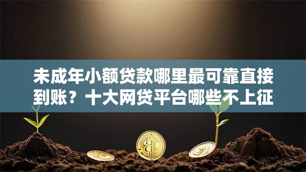 未成年小额贷款哪里最可靠直接到账？十大网贷平台哪些不上征信推荐