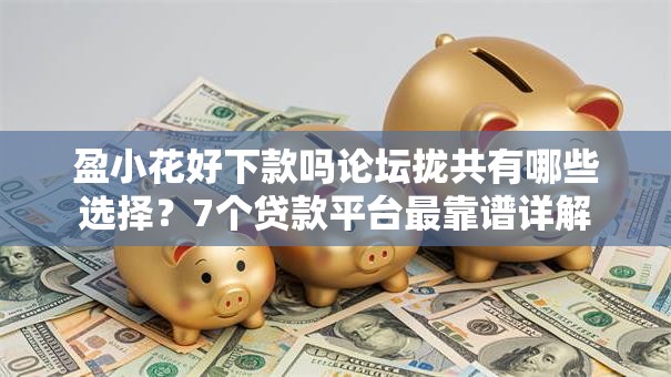 盈小花好下款吗论坛拢共有哪些选择？7个贷款平台最靠谱详解