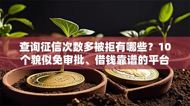 查询征信次数多被拒有哪些？10个貌似免审批、借钱靠谱的平台合集