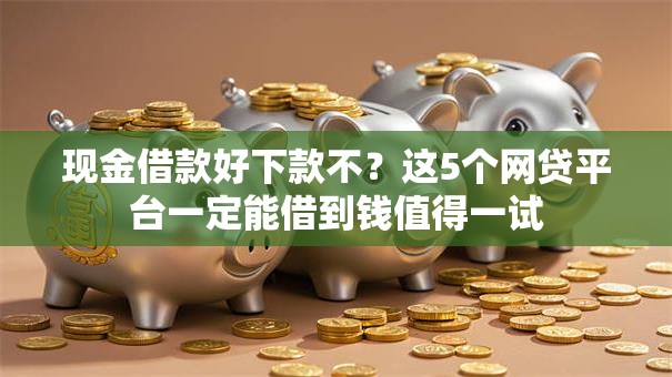 现金借款好下款不？这5个网贷平台一定能借到钱值得一试