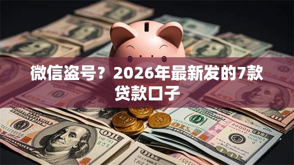 微信盗号？2026年最新发的7款贷款口子