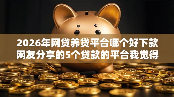 2026年网贷养贷平台哪个好下款网友分享的5个贷款的平台我觉得不错！