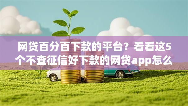 网贷百分百下款的平台？看看这5个不查征信好下款的网贷app怎么样
