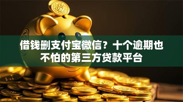借钱删支付宝微信？十个逾期也不怕的第三方贷款平台