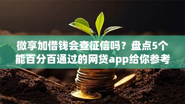 微享加借钱会查征信吗？盘点5个能百分百通过的网贷app给你参考