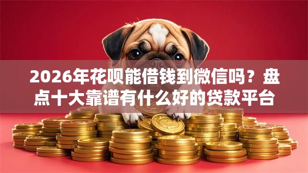 2026年花呗能借钱到微信吗？盘点十大靠谱有什么好的贷款平台