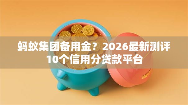 蚂蚁集团备用金？2026最新测评10个信用分贷款平台