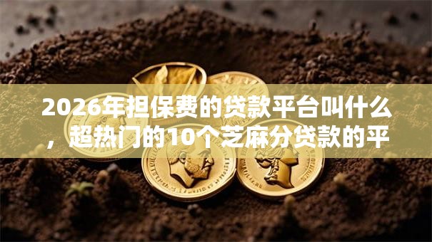 2026年担保费的贷款平台叫什么，超热门的10个芝麻分贷款的平台推荐