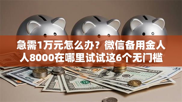 急需1万元怎么办？微信备用金人人8000在哪里试试这6个无门槛平台