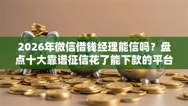 2026年微信借钱经理能信吗？盘点十大靠谱征信花了能下款的平台