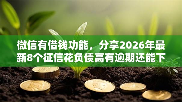 微信有借钱功能，分享2026年最新8个征信花负债高有逾期还能下款的口子