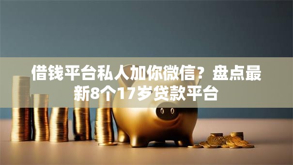 借钱平台私人加你微信？盘点最新8个17岁贷款平台