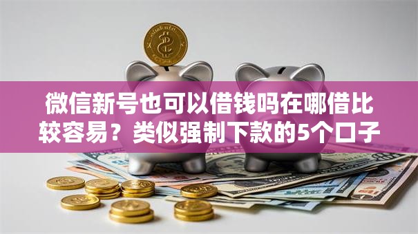 微信新号也可以借钱吗在哪借比较容易？类似强制下款的5个口子参考
