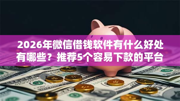 2026年微信借钱软件有什么好处有哪些？推荐5个容易下款的平台
