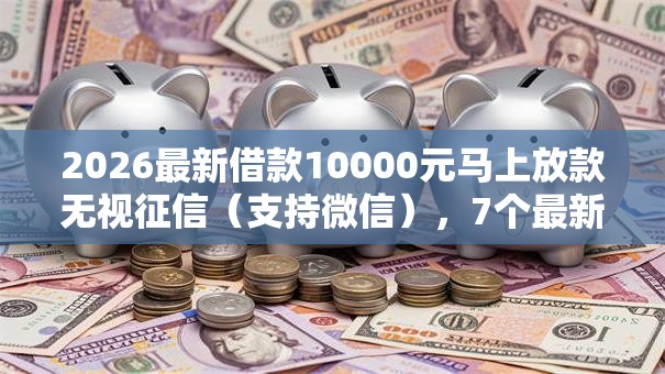 2026最新借款10000元马上放款无视征信（支持微信），7个最新借钱的平台100%能借到无私分享