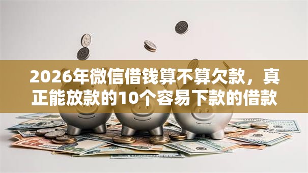 2026年微信借钱算不算欠款，真正能放款的10个容易下款的借款平台推荐
