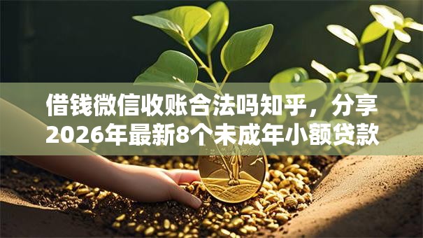 借钱微信收账合法吗知乎，分享2026年最新8个未成年小额贷款平台
