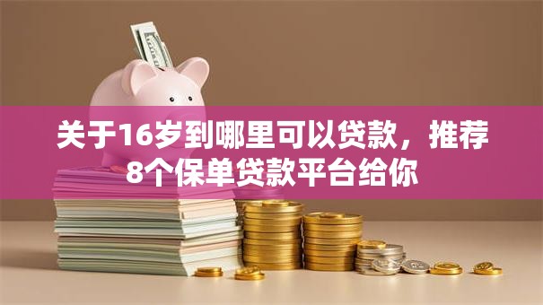关于16岁到哪里可以贷款，推荐8个保单贷款平台给你