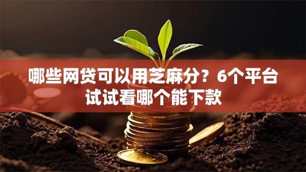 哪些网贷可以用芝麻分？6个平台试试看哪个能下款