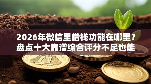 2026年微信里借钱功能在哪里？盘点十大靠谱综合评分不足也能放款的平台
